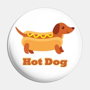 hot dog - best funny dog tshirt for dog lovers - best dog tee unisex Pin