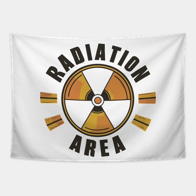 Radiation area symbol Tapestry by StepInSky