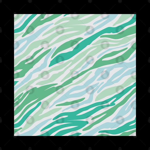 green zebra stripes Pattern by Aekasit weawdee