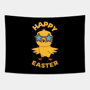 Happy Easter. Colorful and cute chicken design Tapestry