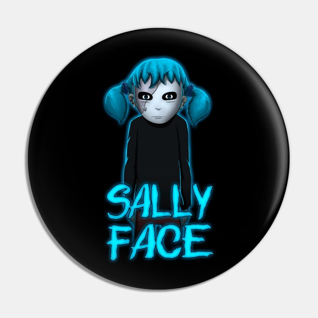 Sally Face Pin by d.legoshin.art