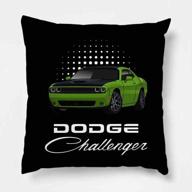 Challenger rt American Car Pillow by masjestudio