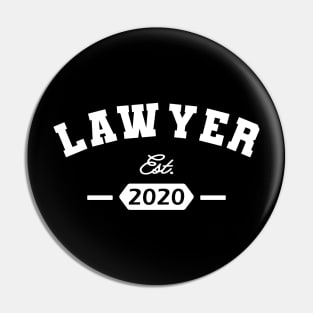 Lawyer est. 2020 Pin