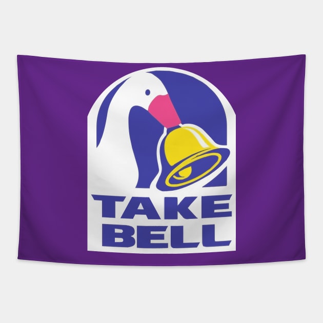 Take Bell Tapestry by GraphicTeeShop