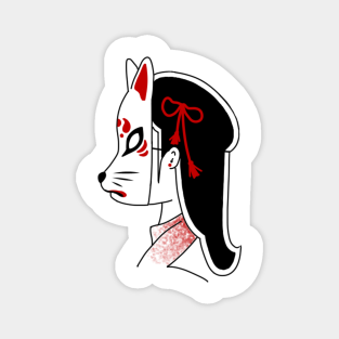 Kitsune Magnets Teepublic - roblox kitsune mask