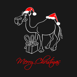 camel in santa hat T-Shirt