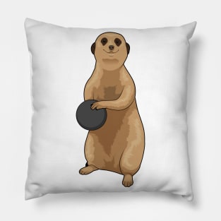 Meerkat Bowling Bowling ball Pillow