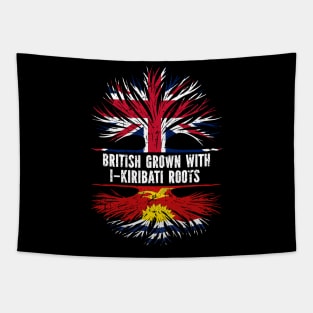 British Grown with I-Kiribati Roots UK Flag England Britain Union Jack Tapestry