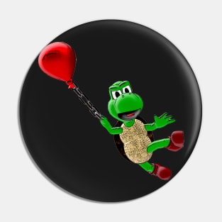 Turtle in the wind Pin