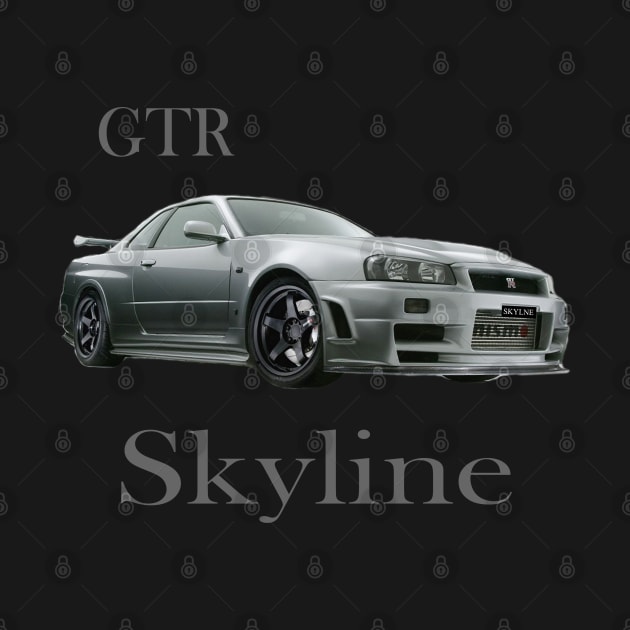 Skyline GTR by Muscle Car Tees