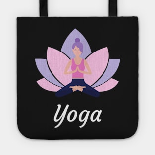 All I Need Is Love And Yoga And A Dog Tote