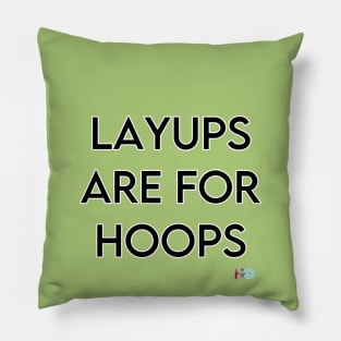 Layups are for Hoops : Hipster Golf Pillow