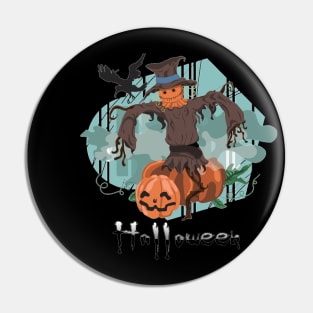 halloween scary pumpkin Pin