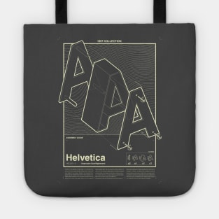 Helvetica assembly guide - white Tote