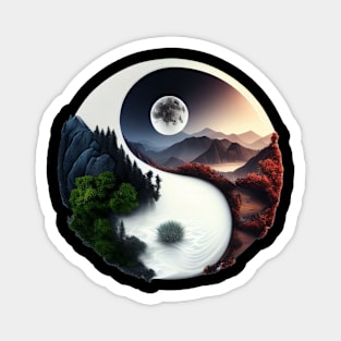 Yin-Yang Nature Magnet