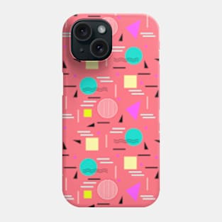 Memphis Forever - Coral Pattern Phone Case