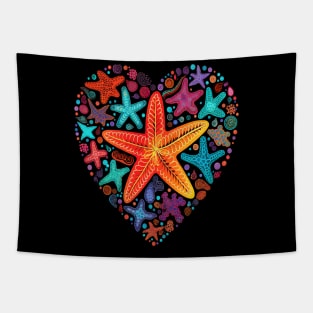 Starfish Valentine Day Tapestry