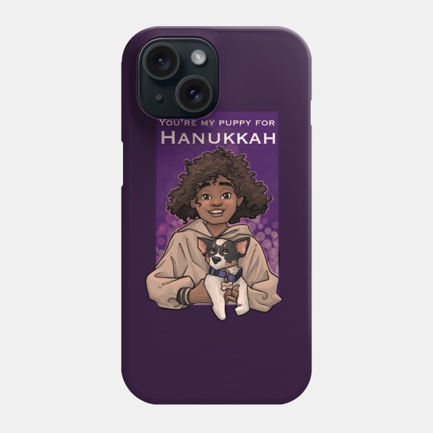 Puppy for Hanukkah Phone Case by KHallion