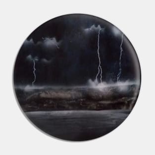 Striking lightning Pin