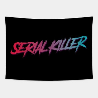 Serial Killer Typographic Design Tapestry