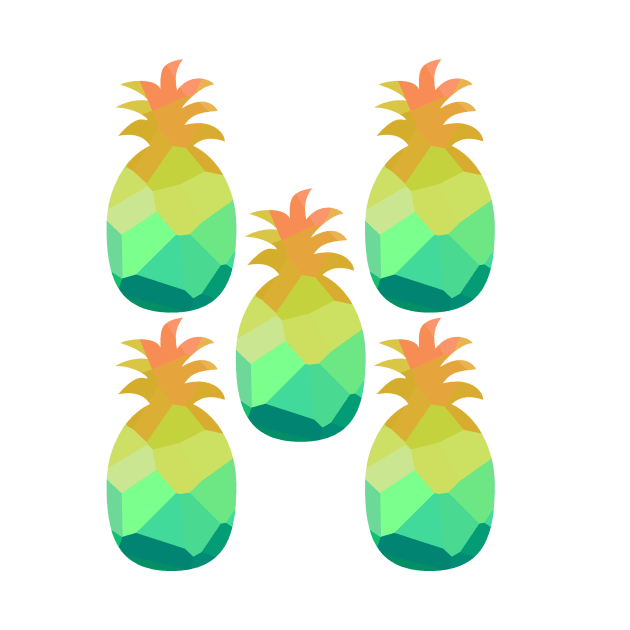 Pineapples by hedehede