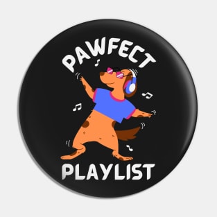 Pawfect Playlist Pin