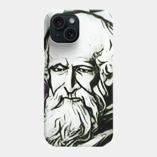 Archimedes Black and White Portrait | Archimedes Artwork 3 Phone Case