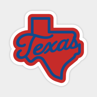 Texas Script Magnet