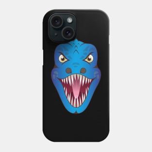 Blue Spinosaurus Dinosaur Head Phone Case