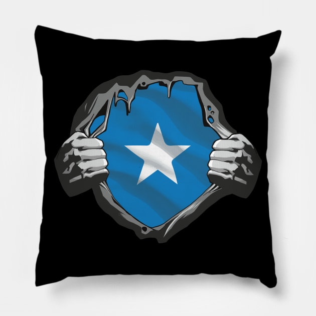 Somalia Flag Pillow by LR_Collections