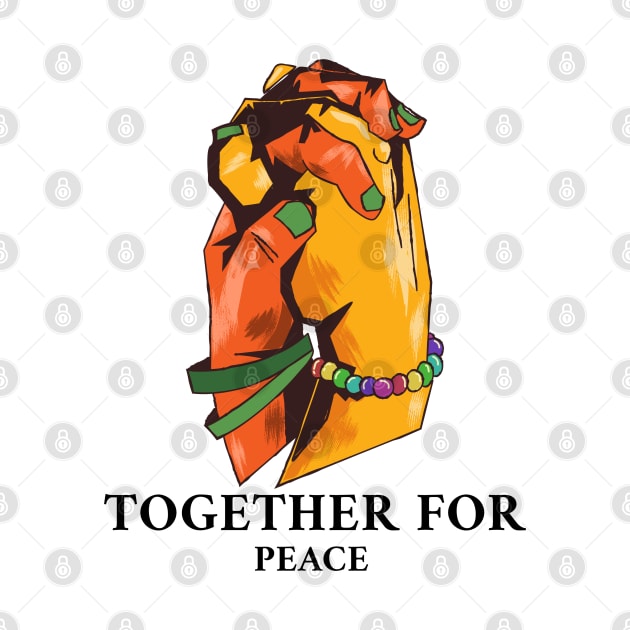 Together for Peace, Teach Peace, International Peace by MugMusewear