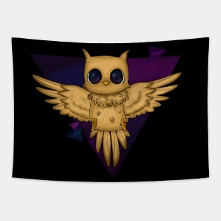 Galaxy Owl Tapestry