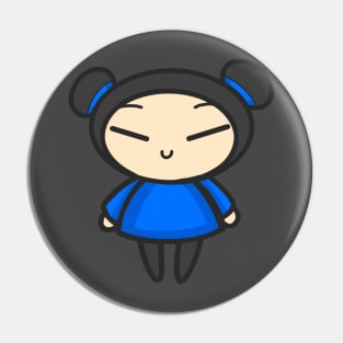 Blue Pucca Pin