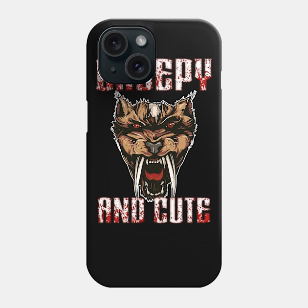 Creepy and Cute Halloween Costume Phone Case by MYFROG