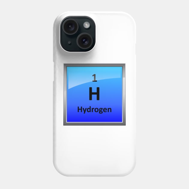 Hydrogen Element Tile - Periodic Table Phone Case by sciencenotes