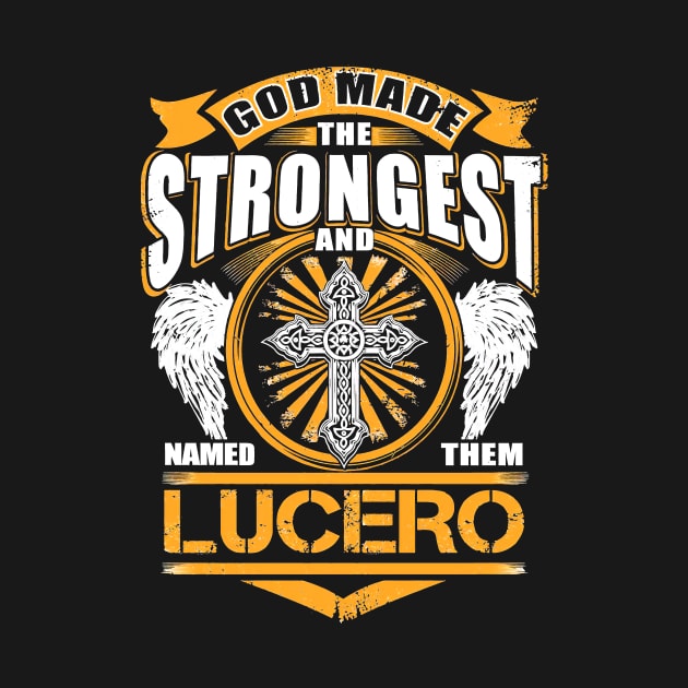 God Made Strongest And Lucero Band Logo Cross by tinastore