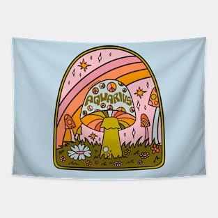 Aquarius Mushroom Tapestry