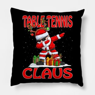 Table Tennis Santa Claus Reindeer Christmas Matching Costume Pillow