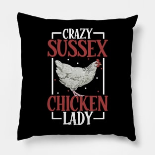 I love my Sussex Chicken - Cluck Yeah Pillow