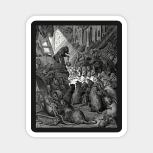 The Council of the Rats - Gustave Dore Magnet