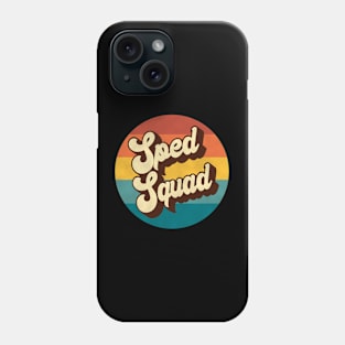 Sped Squad Retro 1970s Vintage Groovy Logo Phone Case