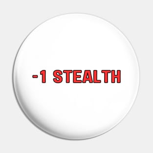 D&D -1 Stealth Stat Modifier Pin