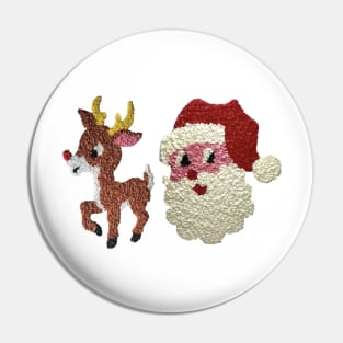 (rein)Dear Santa Pin