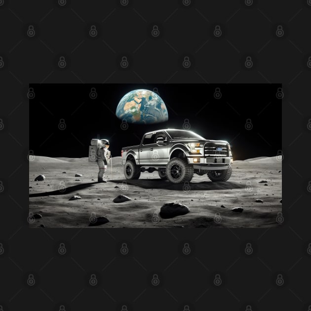 F-150 on the Moon by NebulaWave