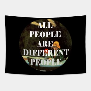 All people are different people Tapestry