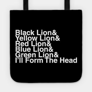 Voltron Helvetica List Tote