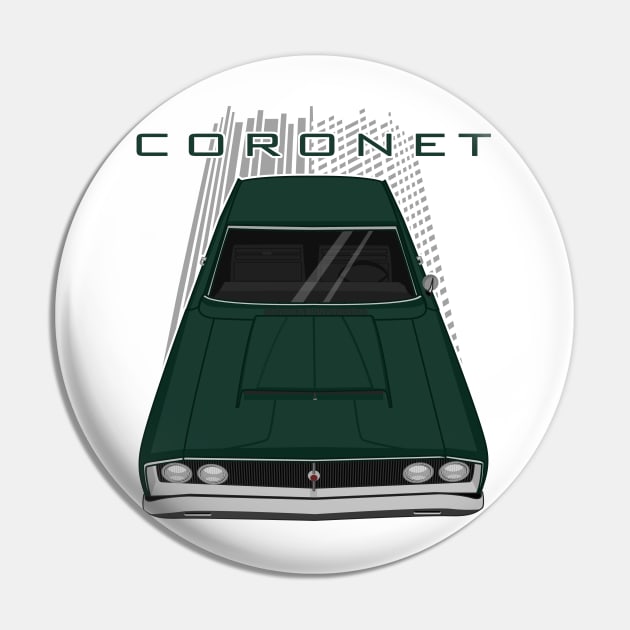 Dodge Coronet 1968 - dark green Pin by V8social