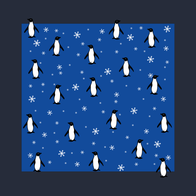 Penguins & Snowflakes by Saltee Nuts Designs
