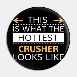 Crusher Looks Like Creative Job Typography Design Pin