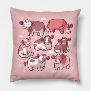 Strawberry Cows Pillow